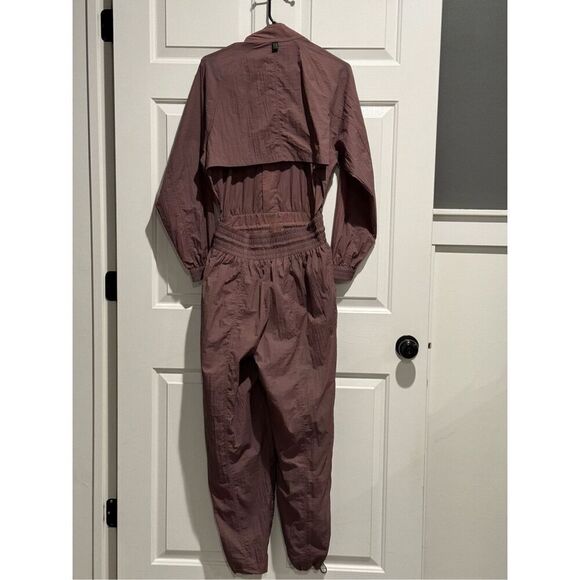 NWOT ATHLETA X ALICIA KEYS Keys Utility Mauve Jumpsuit With Mid Back Cutout 6 - Picture 13 of 16
